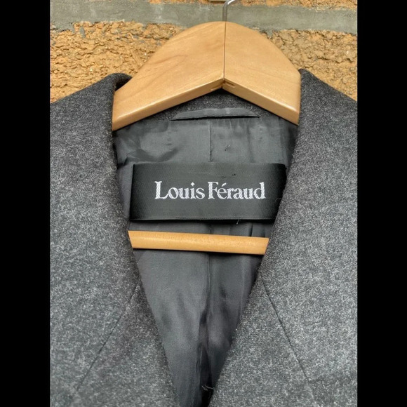 Louis Feraud Virgin wool floral embroidery jacket size 12 - Picture 3 of 13